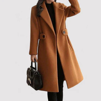 Clara - Wollen jas met riem