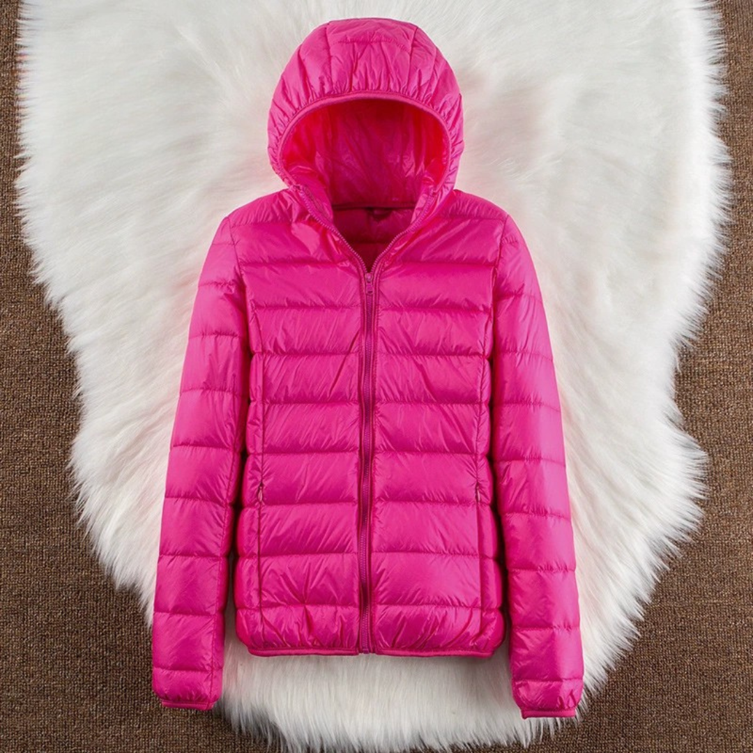 Metta Gepolsterte Übergangsjacke | Knallpink