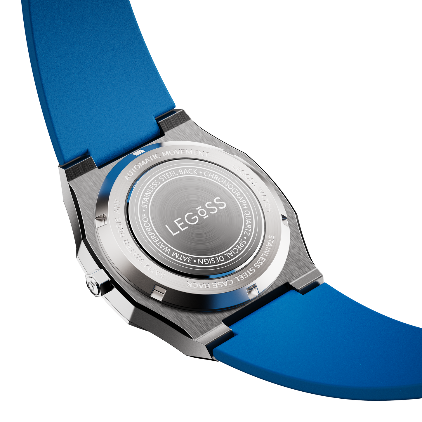 LEGOSS Horloge Blauw Editie Arabische Cijfers