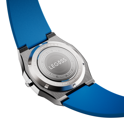 LEGOSS Horloge Blauw Editie Arabische Cijfers