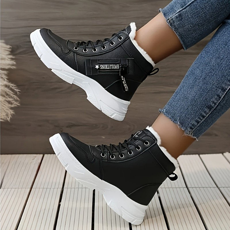 Victoria | warme Schnür-Winterstiefel