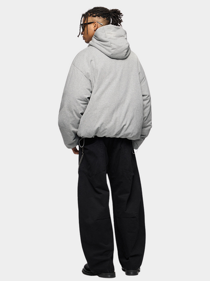 DryCanopy – Hoodiejack van gebreide stof met 90% eendendonsvulling