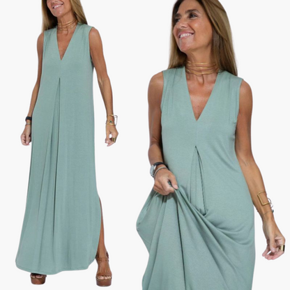 Brooklyn | Comfortabele Luxe Jurk met Vest