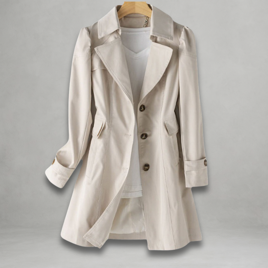 Daniela | Stylischer Longline Knopf-Down Mantel