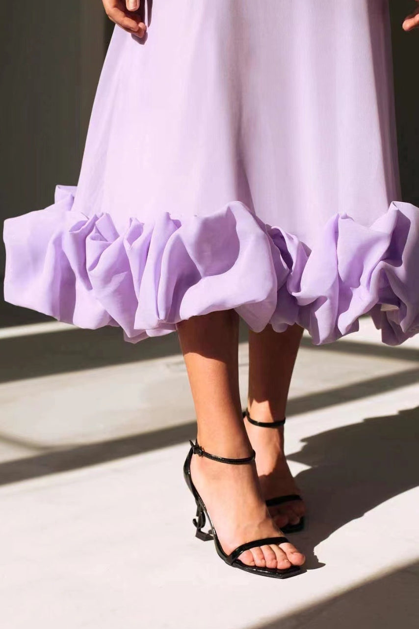 Ariana | Sierlijke Flowy Jurk