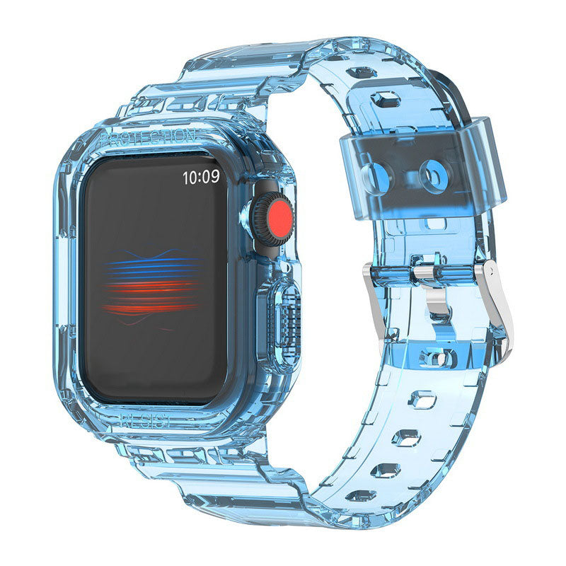 Luxe transparante band voor Apple Watch serie 41/45/49 mm