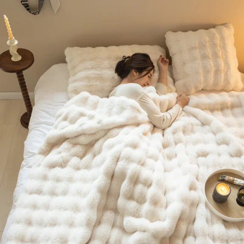 CozyHaven - Warm pluchen deken
