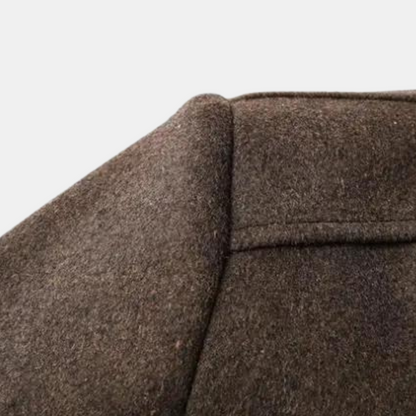Jonathan™ | Dikke wollen trenchcoat