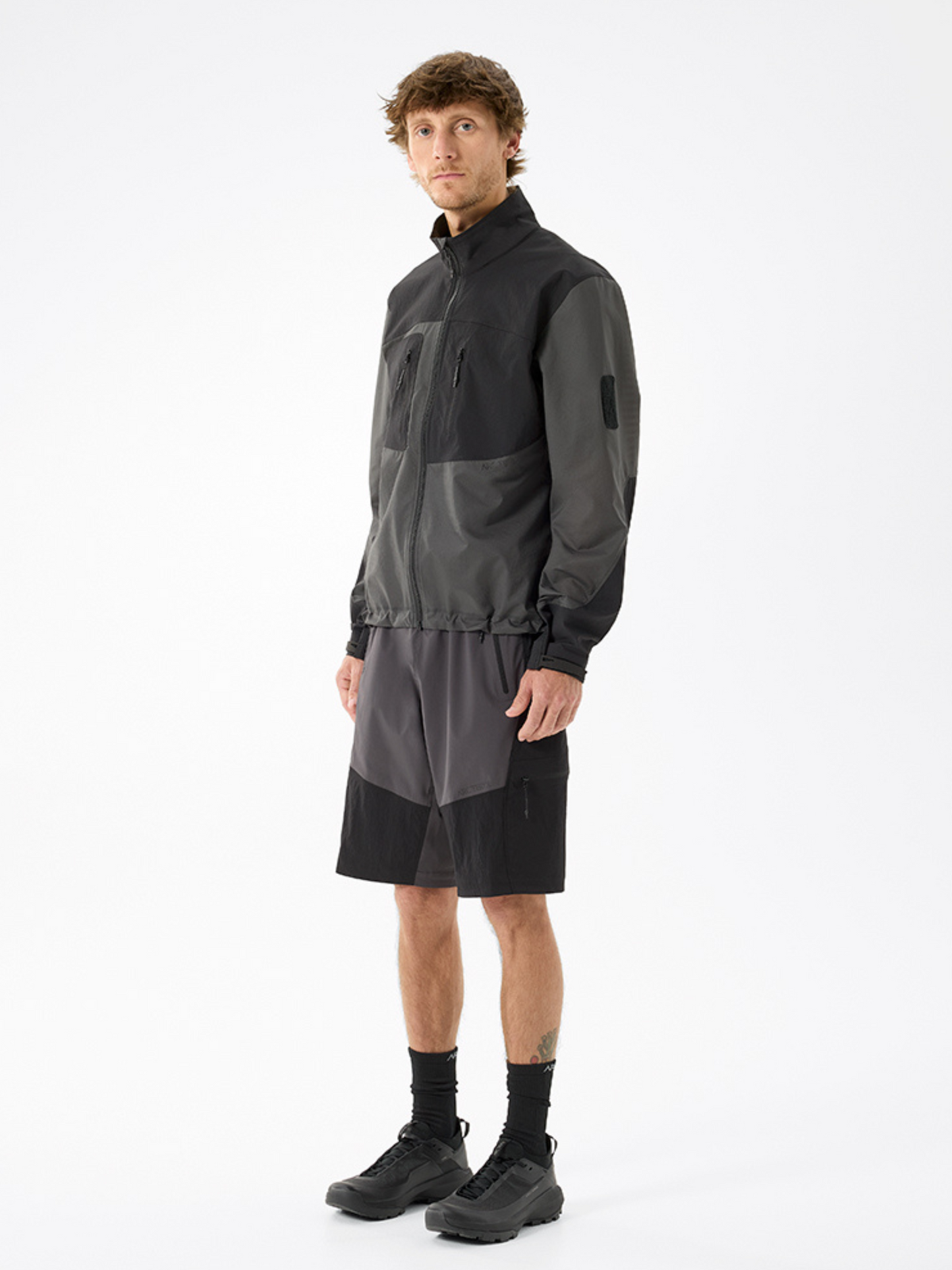 CampRope - Softshelljack met kleurblokken en UPF50+-bescherming voor heren