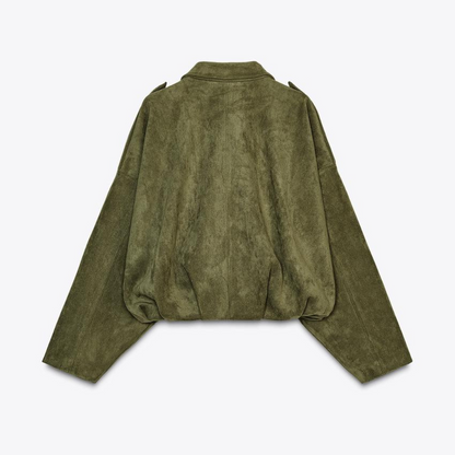 Georgina - Leichte Wildlederjacke