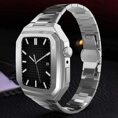 Luxe metalen horlogeband voor Apple Watch 44/45 mm