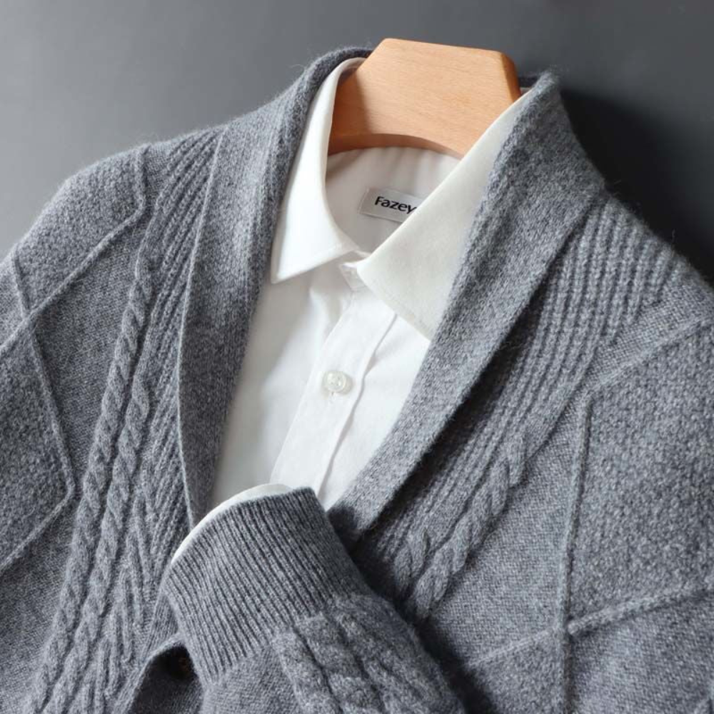 Savoca Strickjacke aus Merinowolle