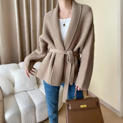 Rosalie wollen gebreid vest