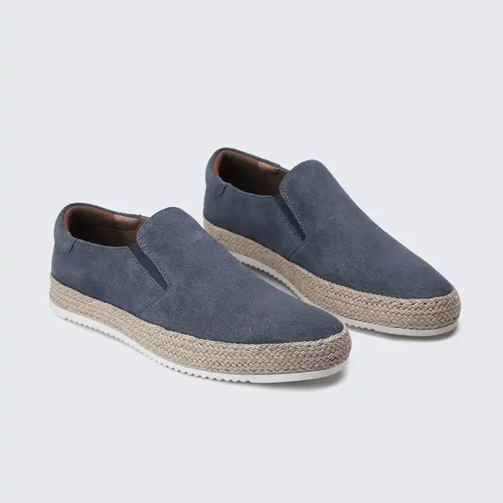 Zomerloafers van suède