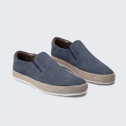 Zomerloafers van suède