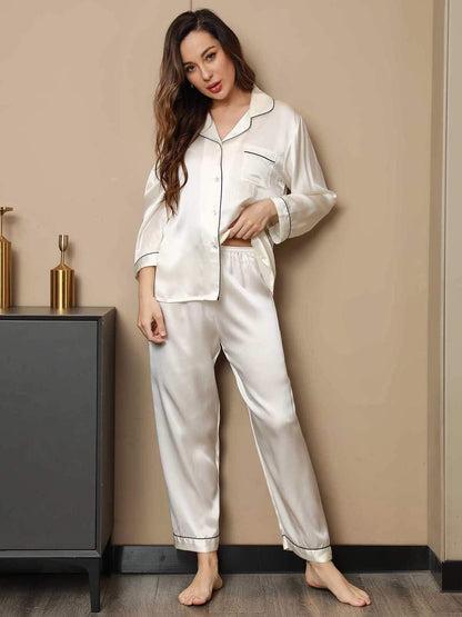 Lange Zijden Pyjama