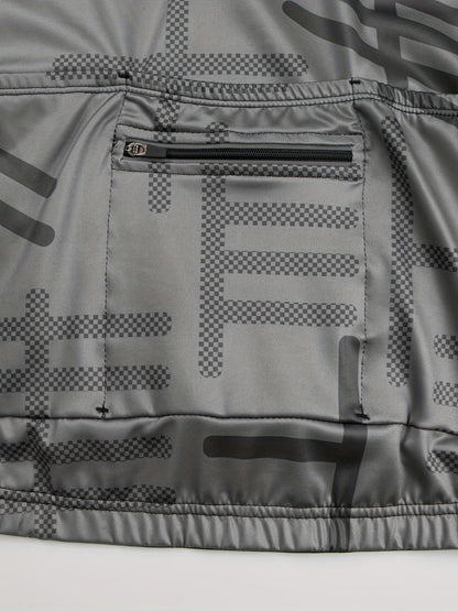 GCRFL 2-delige herenfietsset – shirt met lange mouwen en rits