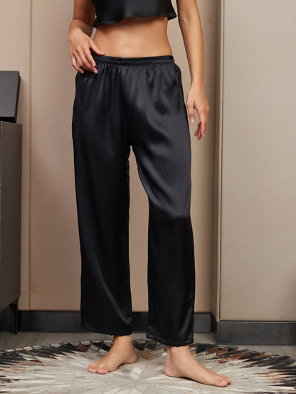 Pantalons De Nuit Pour Femmes Pure Soie Classique