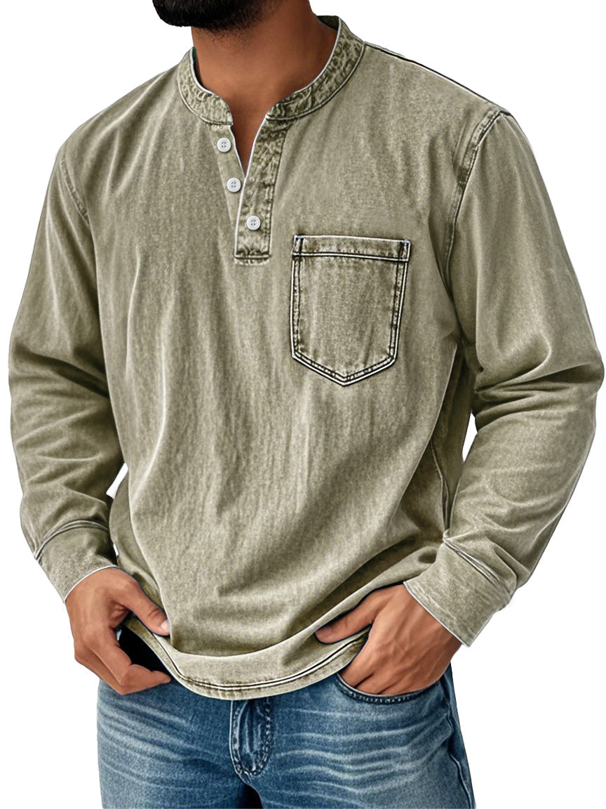 Levi™ I Lässiges Herren-Henley-Shirt mit Brusttasche