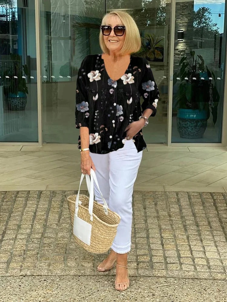 MARLENE | BLOES MET BLOEMEN EN KNOPEN