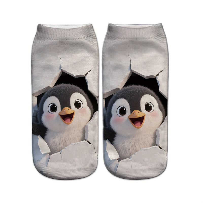 Casual Sokken Met Dierenprint