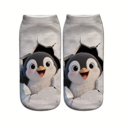 Casual Sokken Met Dierenprint