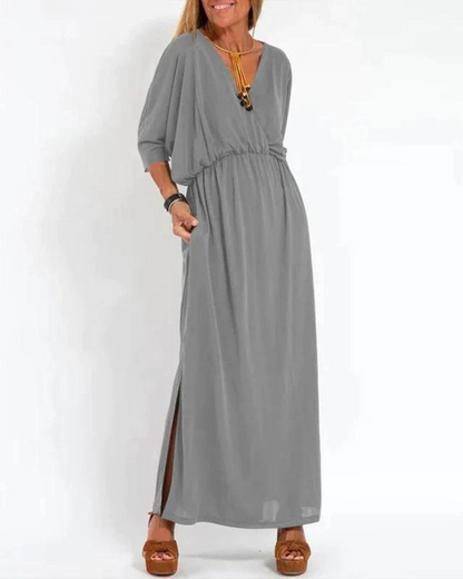 Leni™ – Vintage-geïnspireerde luchtige maxi-jurk