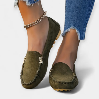 Loafers met metalen detail