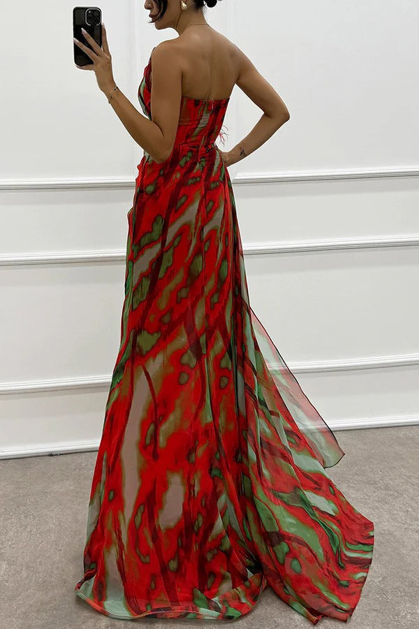 Elena | Lebhaftes Maxikleid