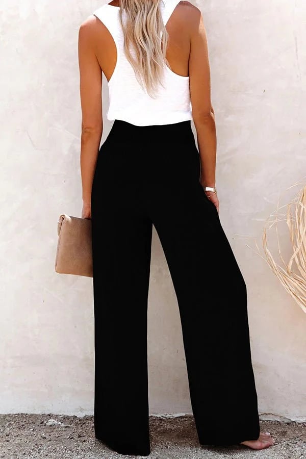 Kaweka - Relaxte hoge taille broek