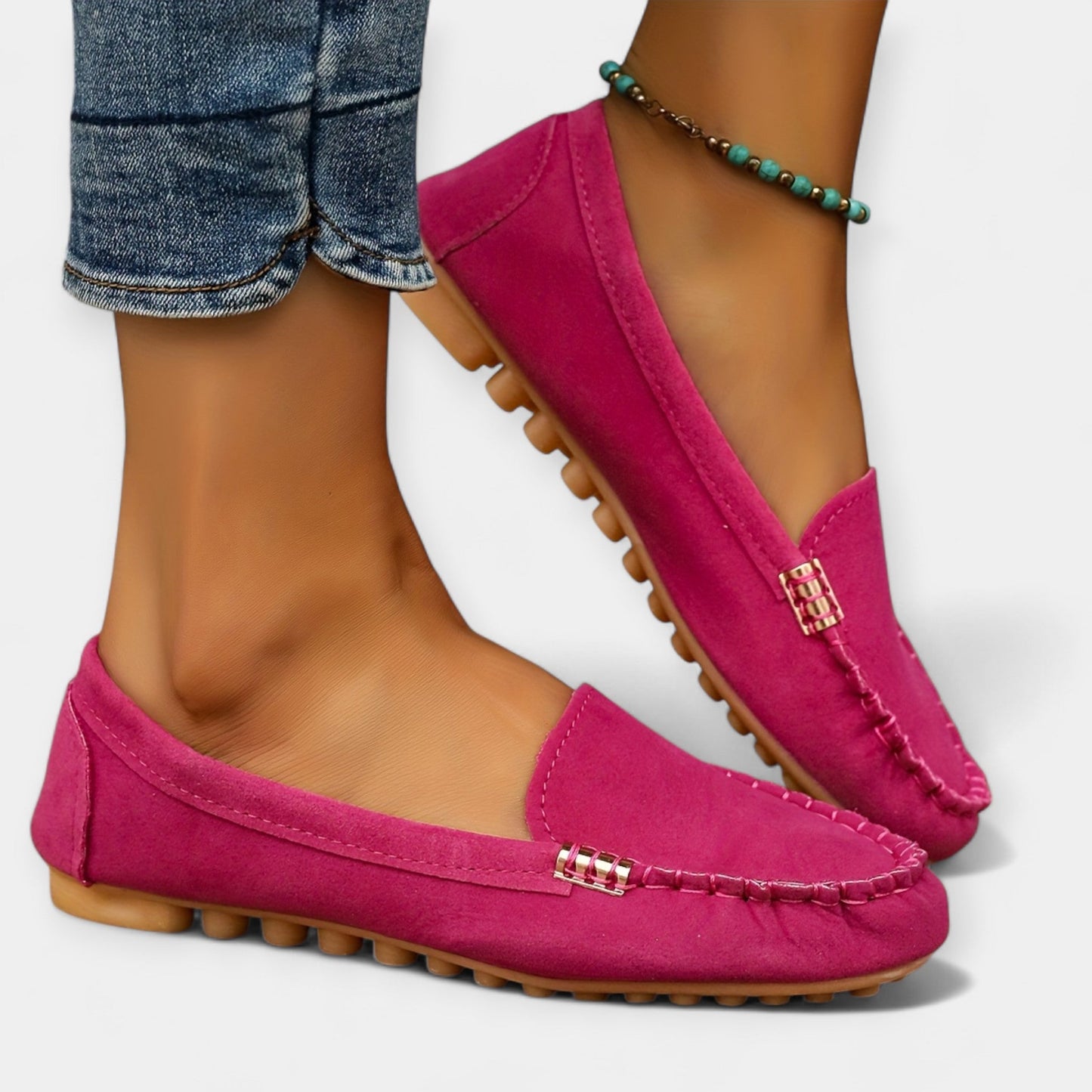 Loafers met metalen detail