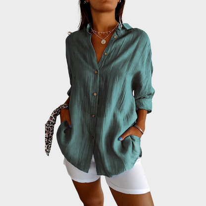 SIGRID – BLOUSE MET KNOPEN