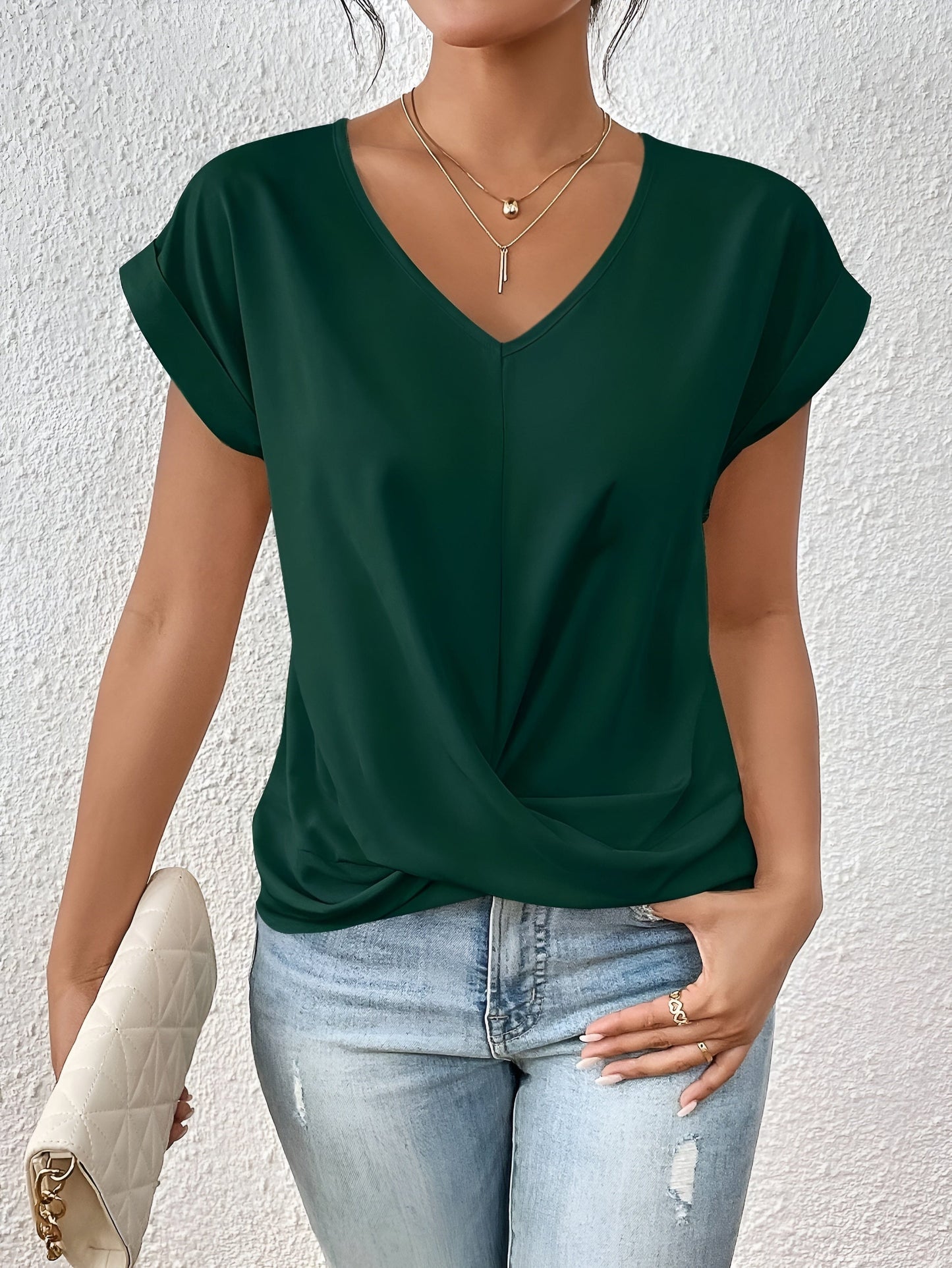 Elara V-Ausschnitt T-Shirt
