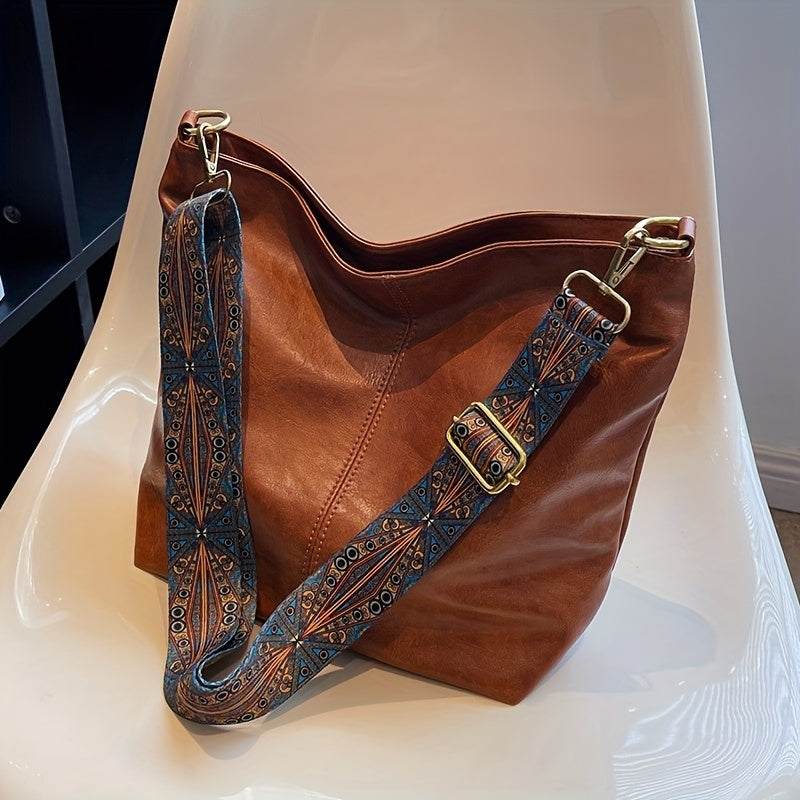 Kary - Sac rétro en cuir imperméable