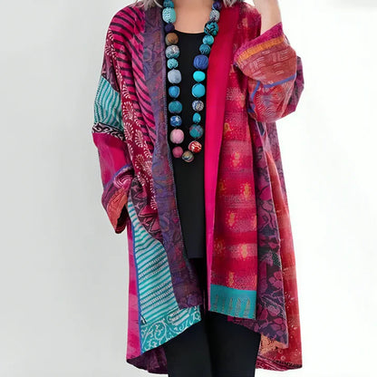 Sarah™ | Dames Kimono met Boheemse print
