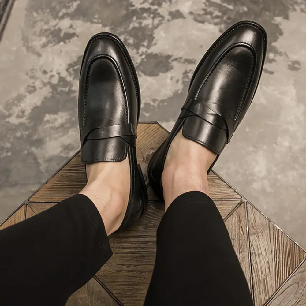 Chique leren loafers