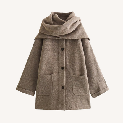 Jodie | Vest met sjaal