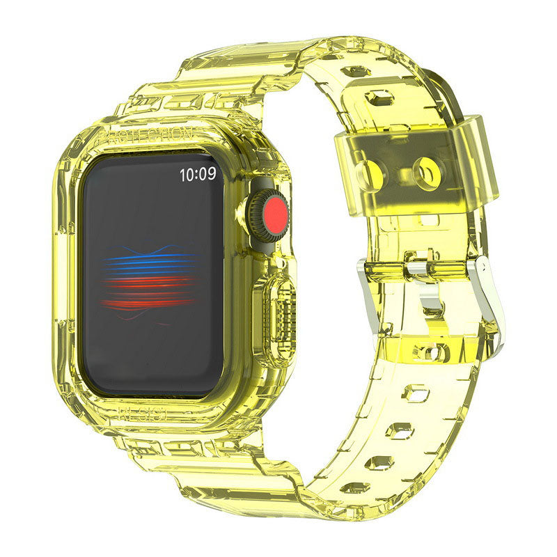 Luxe transparante band voor Apple Watch serie 41/45/49 mm