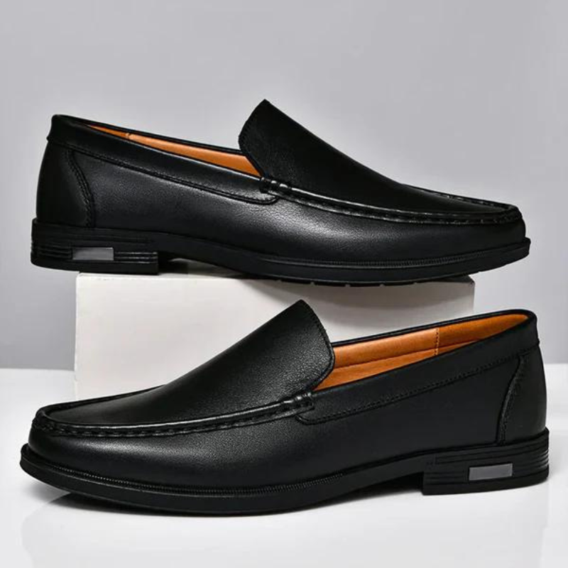 Murcia lederen loafers