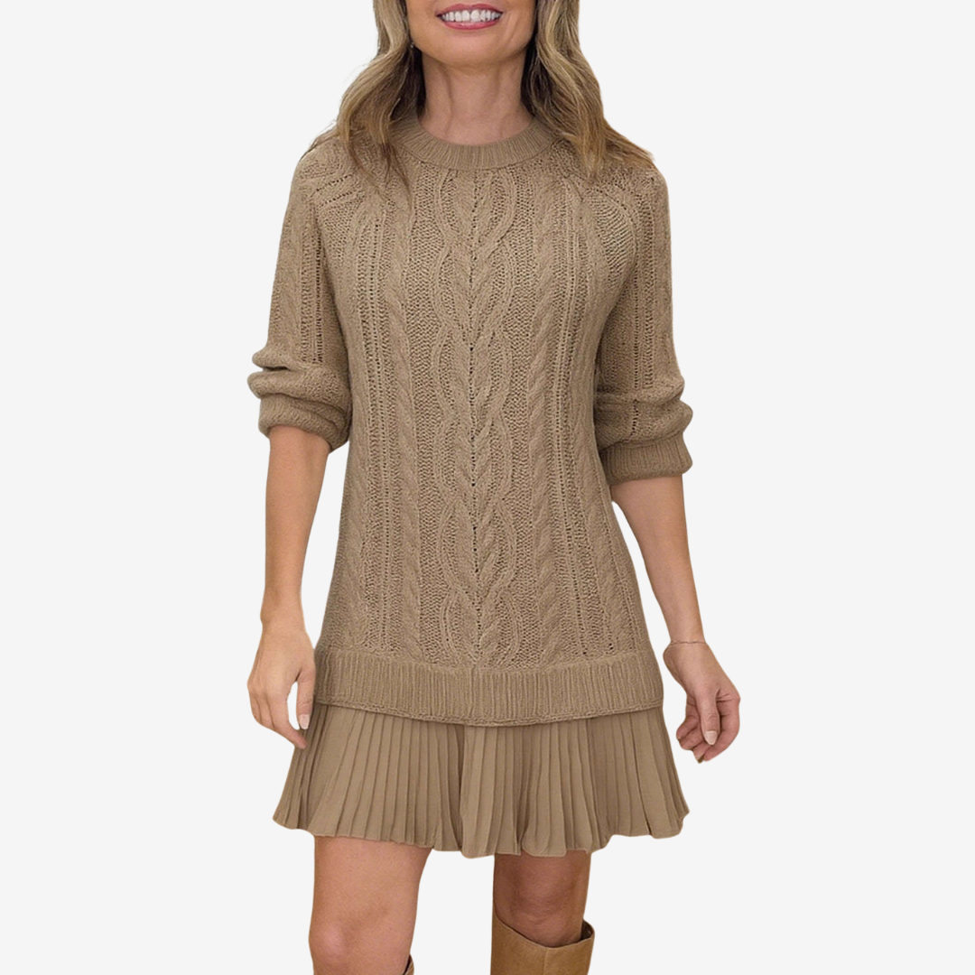 Giselle™ – Kuscheliger Strickmantel mit elegantem Design