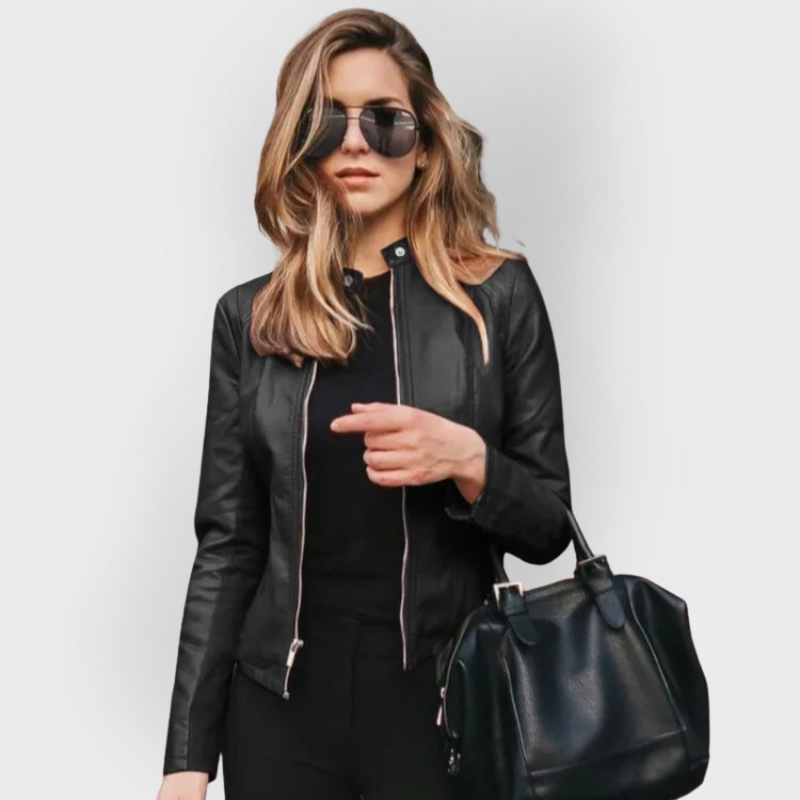 Hannah | Chique Leren Jas