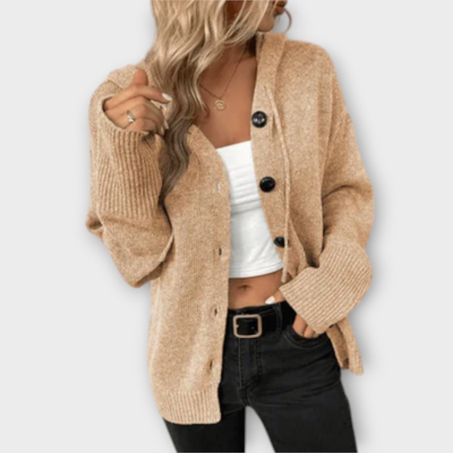 Cardigan met knopen