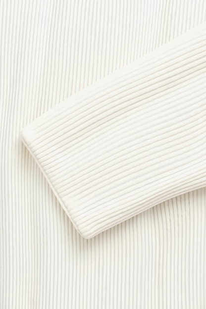 Luxueus fijngebreid vest met ronde hals