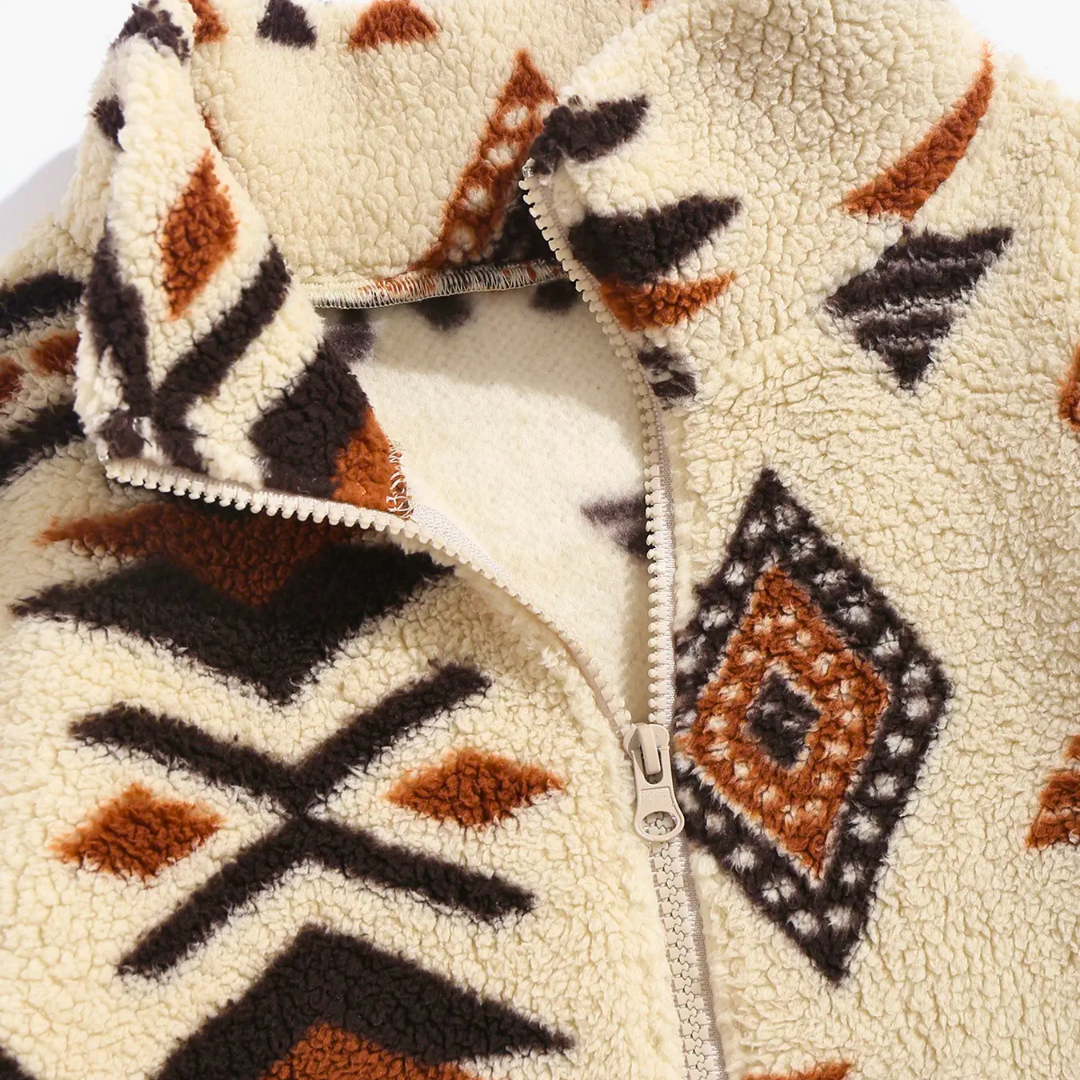 Aztec Trails Fleecejacke mit Reißverschluss