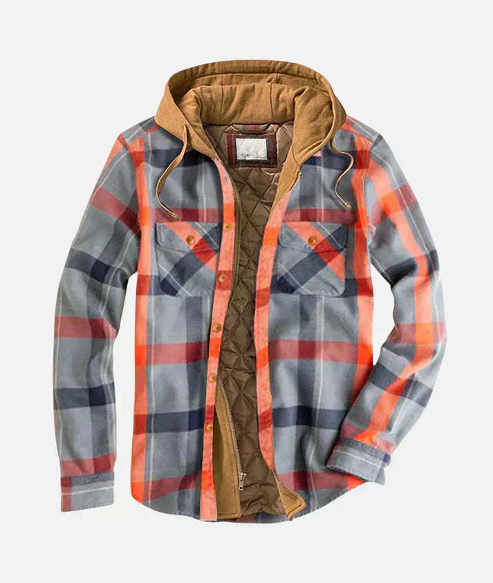 THOMAS - Urbaner Karomuster-Patchwork-Jacke