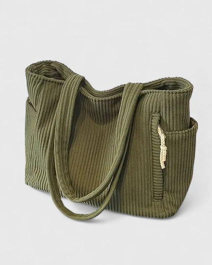 Liorane | Luxuriöse Ripp-Tote-Bag mit Kordel-Detail