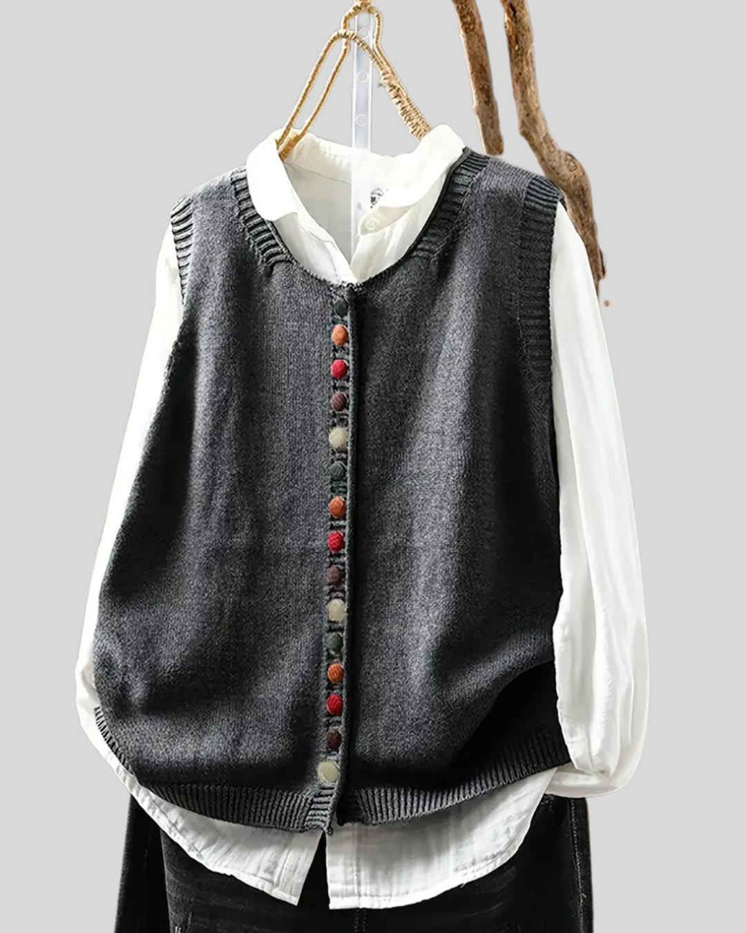 Victoria | Ärmellose Strickweste