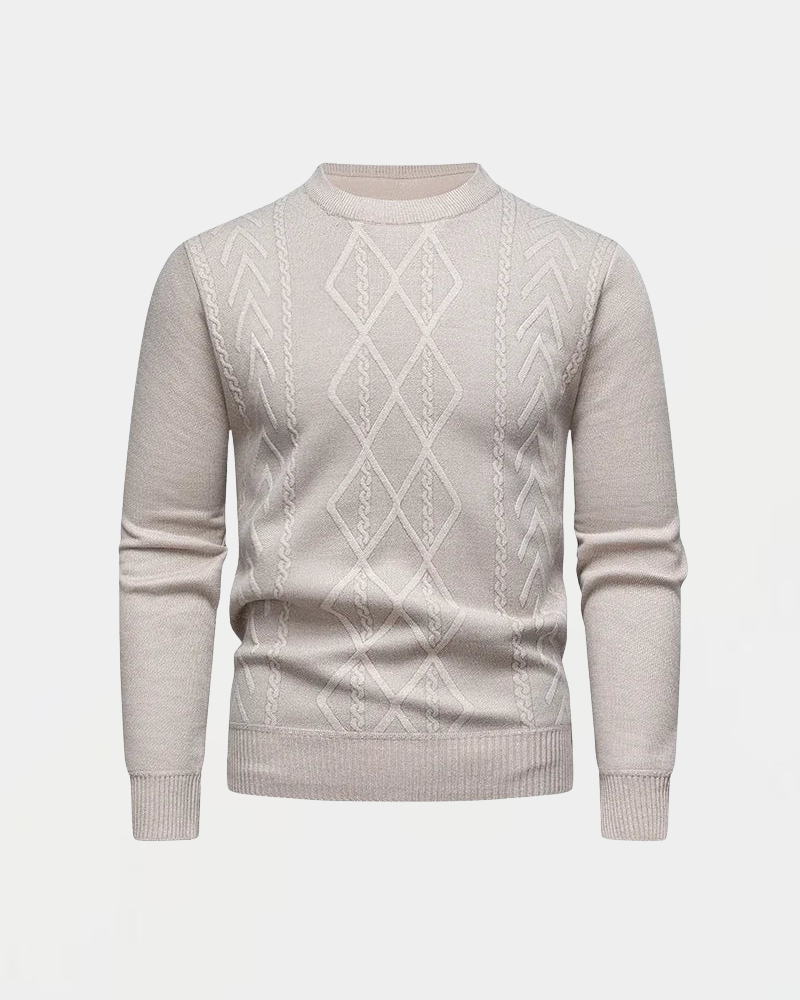 Diamant-Strickpullover