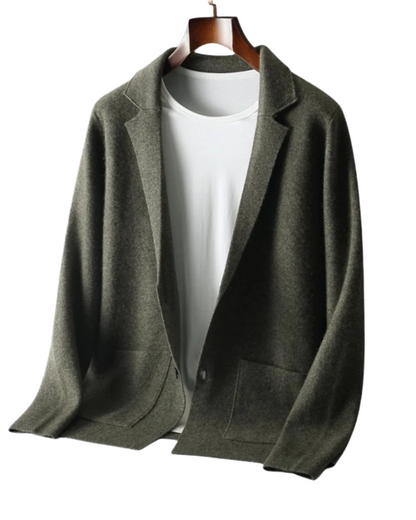 Bacchus Kaschmir-Knopf-Strickjacke