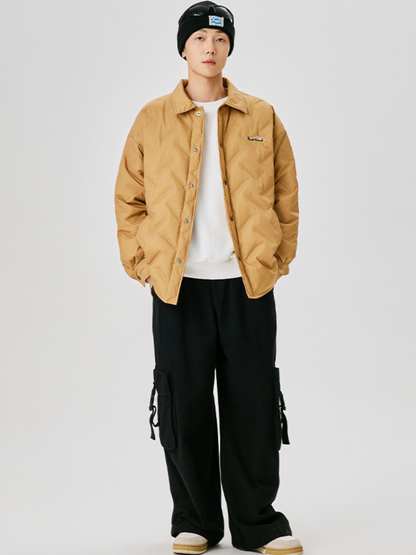 BluffStep - Unisex Geruite Donsjas met 90% Witte Eendendons